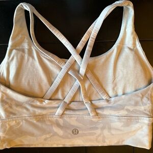 lululemon athletica Light Gray Sports Bra